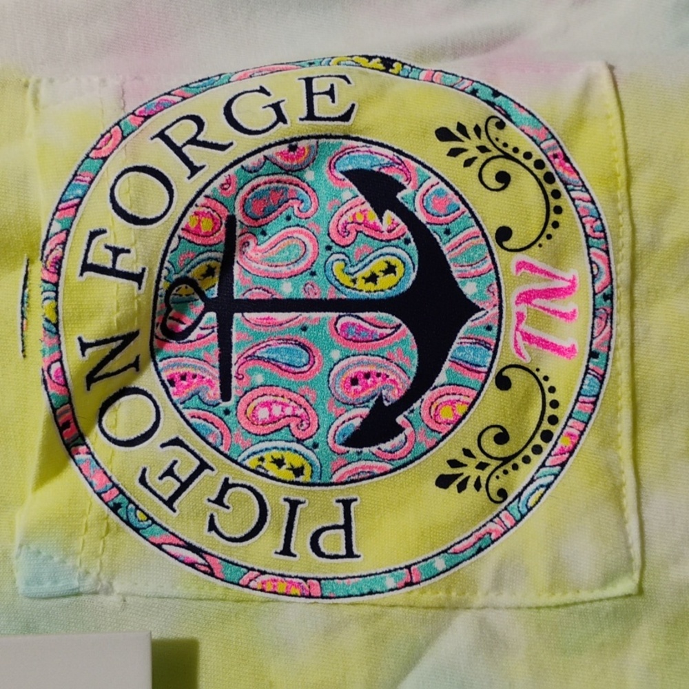 (C-31) SALE! NWT Pigeon Forge Tennessee Sweet Confetti Dreamsicle Hi Lo Tee - Picture 3 of 10